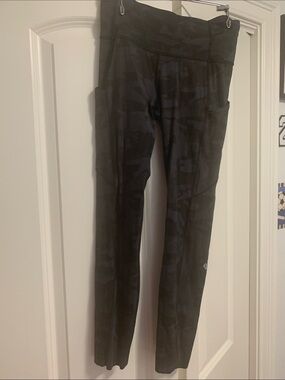 lululemon athletica Black/Camo Leggings